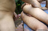Youngster spread on cement ledge gets his ass filled with cum from guy