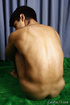 A variety of yoga poses from hot, naked teen with a sweet smile on his