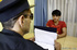 police officer cuffs handsome