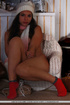sexy babe pose her
