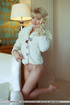 long-legged beautiful blonde with