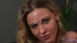 Foxy blonde takes off her brown coat and displays her stunning body wearing
