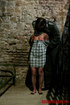 blonde plaid dress gets