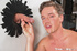 Oiled hunk lays prone then gets a massage from another naked dude with