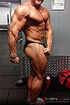This bearded hung adores demonstrating his huge arms and pumped body