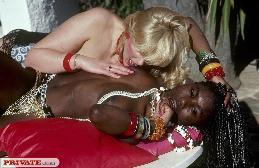 Stunning black babe wearing a variety of ne - XXX Dessert - Picture 10