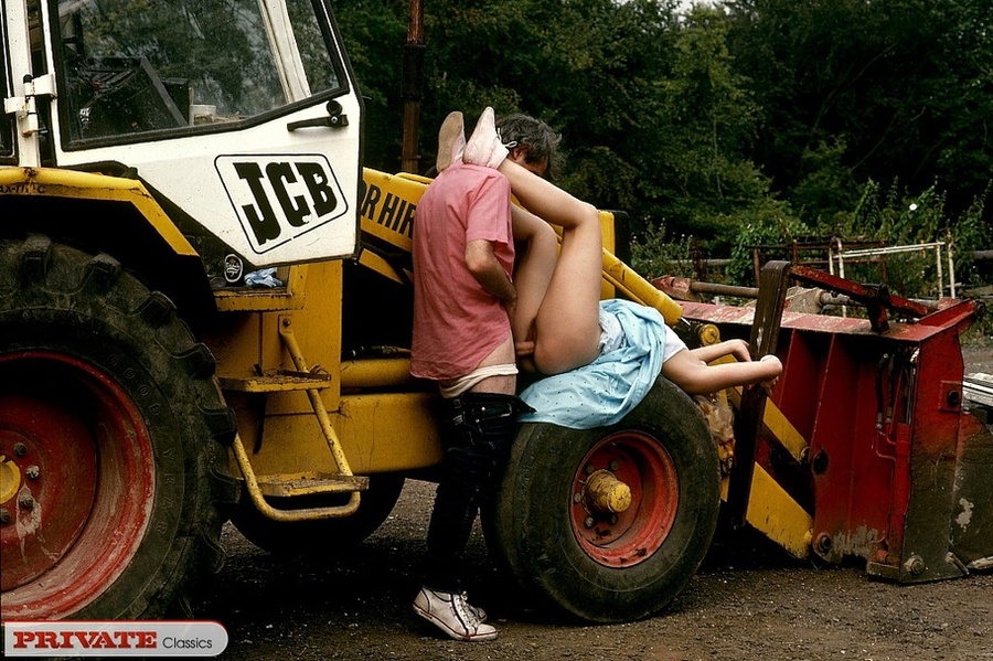 Cute blonde chick wearing white blouse and  - XXX Dessert - Picture 5