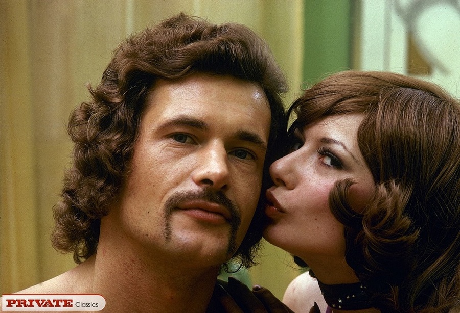 Three alluring babes in sexy purple, red an - XXX Dessert - Picture 1