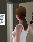 Toon ponytailed mom finds a teen guy masturbating in the shower