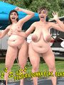Naked fat housewives rocking at the pool - Picture 2