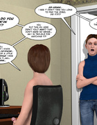 Dirty ponytailed mom finds her stepson watching porn