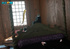 Brunette teen with plaits penetrating to her friend's room for dirty lesbian