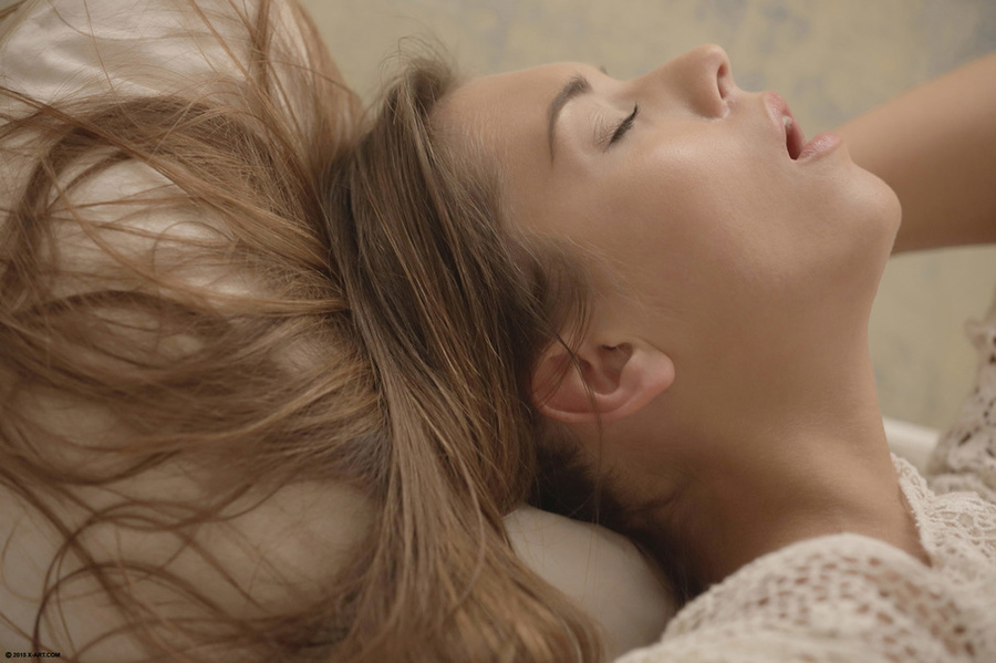 Fair-haired teeny in a lace blouse loves ma - XXX Dessert - Picture 10