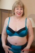 mature blonde posing her