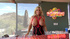Knockout toots in red and black lingerie and black stockings gets laid