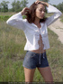 angelic doe white blouse