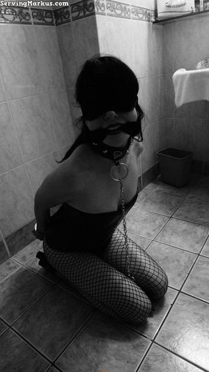 Brunette submissive girl in corset and f - XXX Dessert - Picture 4