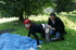 Mature couple having blowjob and doggy style fuck pleasure at park