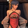 Big-titted brunette hottie with roped hands and suspended drilled hard