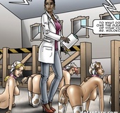 Blonde hottie in a hat and her brunette BFF getting jeered and fucked