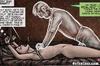 Poor cartoon chick in white lingerie gets bound and drilled by a ghost.