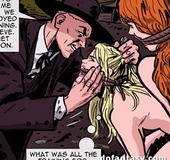 Enchained and roped slave girls getting group fucked roughly. The Hotties