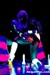 Duo of dykes have some lesbian sex toy delights in black light.
