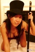 foxy asian chick wearing