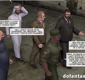 Dirty activities of the politicians in the dark bunker. The Slave Factory