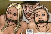 Two new blonde chicks were caught for sexual slavery. Breeders: New Blood Part 1 by SLASHER