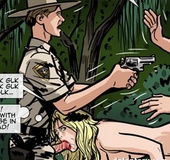 Sheriff teaches deputy how to use the power on her. The Hotties Next Door