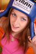 smoking young babe with