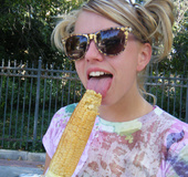 Different pictures of this amazing blonde that loves to allure with her