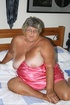 sweet old grandma poses