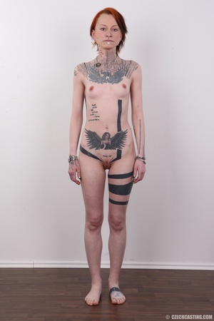 Perfect emo trick displays her bare, ink - Picture 14