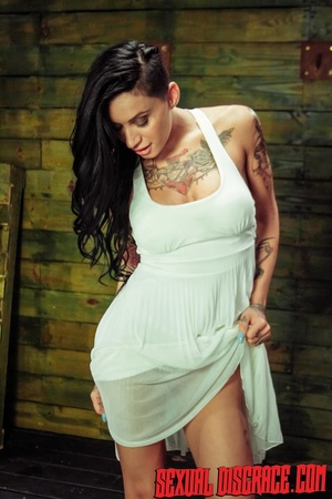 Gorgeous girl with many colorful tattoos - XXX Dessert - Picture 3