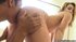 Blonde gets her sweet pussy slobbered during a facesitting