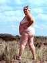 lusty old lady pose