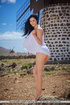 angelic brunette cutie white