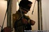 Blindfolded amateur girl bounded in the BDSM installation