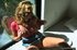 Young slut takes off her panties and smokes with style