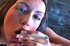 She blows her man in a POV scene and smokes