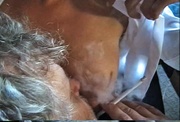 European blonde MILF gets worshiped by her slave