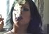 Babe with big titties loves to smoke with so much joy