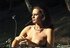 Stunning Euro lady showing her body and smoking outdoors