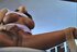 Hotttie passionately rubs her kitty and smokes with joy