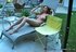 Smoking outdoors by the pool is so much fun