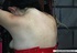 Bondaged pale-skinned brunette looks really attractive