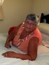 pretty granny pose her