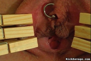 Master gives a nasty clit treatment to h - XXX Dessert - Picture 10